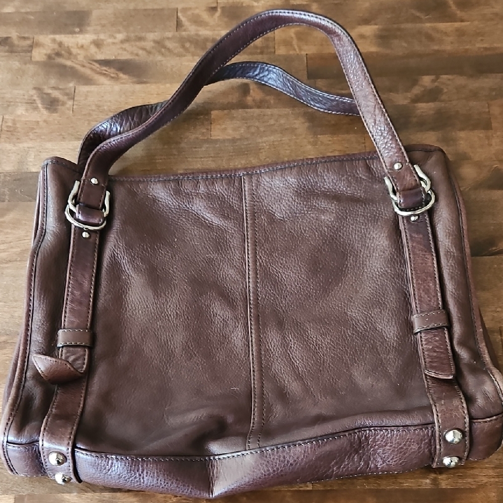 Banana Republic Dark Brown Leather Shoulder Bag
